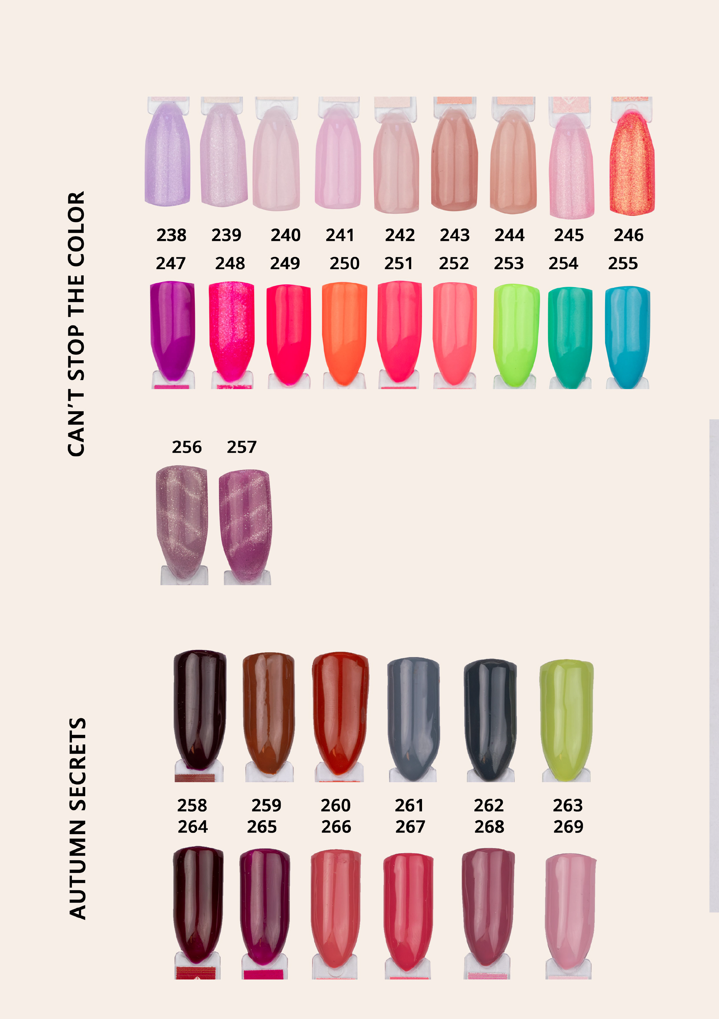 Paleta kolorów Manica